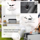 یخچال و فریزر صندوقی کامیون DWR سایز ۲۲ لیتری – کمپرسوردار، دیجیتال و ضد لرزش