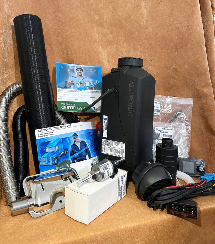 بخاری درجا و حرکت ابرش باخر 24 ولت air tronic D2S تایوان