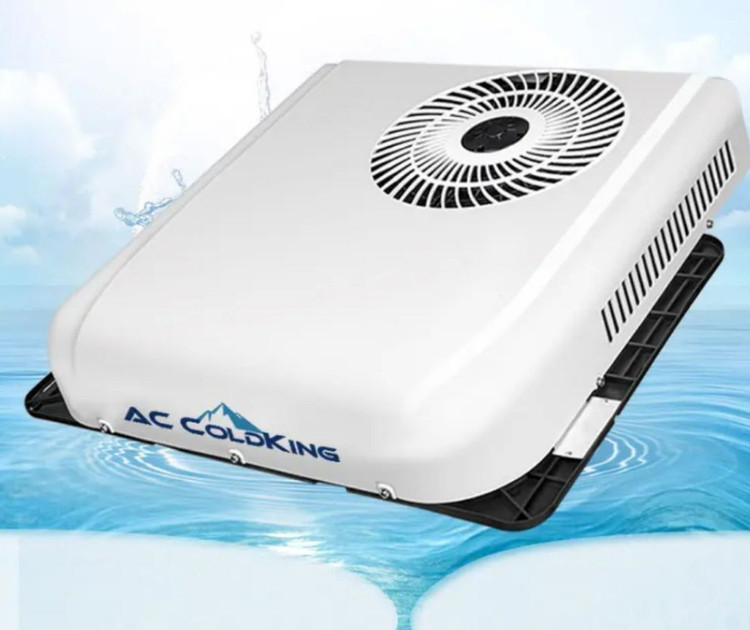 کولر درجا سرد و گرم سقفی و حرکت 24 ولت 3800 وات کولدکینگ ac coldking کمپرسور اسکرول میتسوبیشی مخصوص مناطق گرمسیر