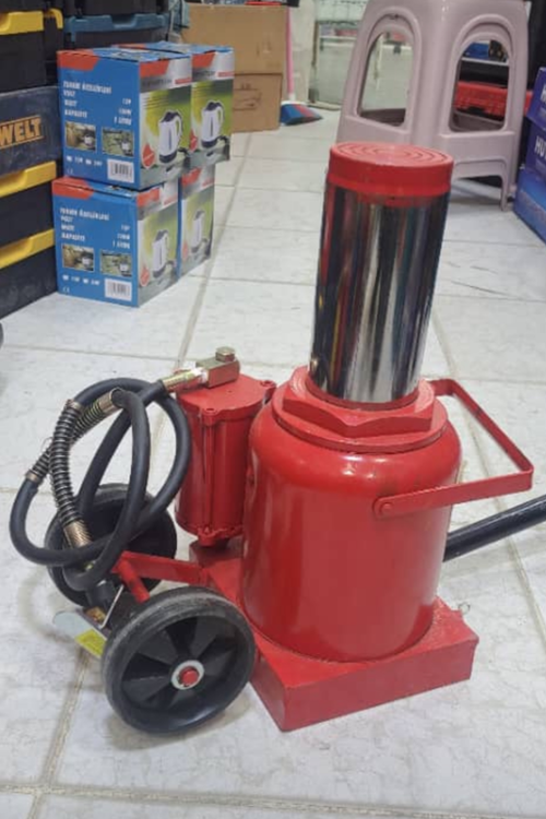 جک بادی و هیدرولیکی دوکاره چرخ دار ۵۰ تنی موتوس