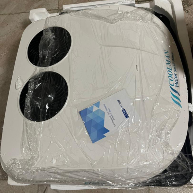 کولر درجا سقفی جفت فن ۲۴ ولت Haier Coolman مخصوص مناطق گرمسیری