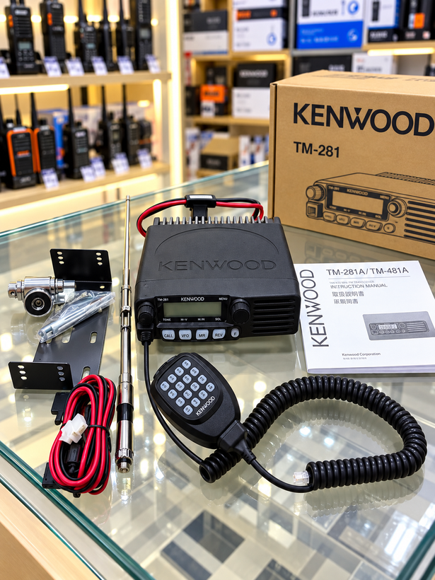 بیسیم خودرو و کامیون کنوود Kenwood TM-281 | بیسیم 12 و 24 ولت