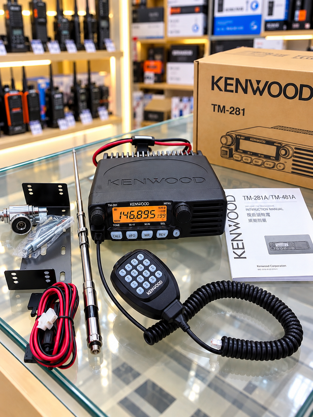 بیسیم خودرو و کامیون کنوود Kenwood TM-281 | بیسیم 12 و 24 ولت