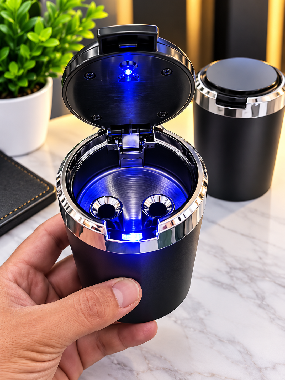 جاسیگاری خودرو و کامیون | جاسیگاری LED دار با طرح داف، اسکانیا، مان و مرسدس بنز