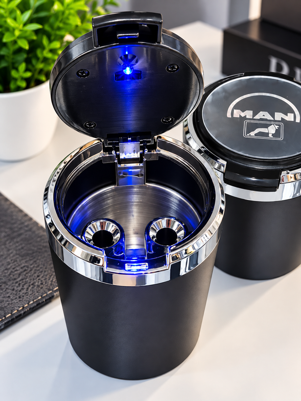 جاسیگاری خودرو و کامیون | جاسیگاری LED دار با طرح داف، اسکانیا، مان و مرسدس بنز