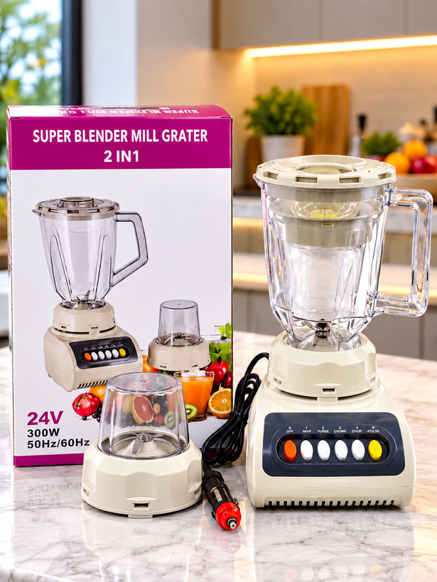 مخلوط کن و آبمیوه گیری ۱۲ و ۲۴ ولت خودرو سیلور کرست مدل Silver crest SC-999
